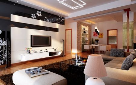 電視背景墻裝飾