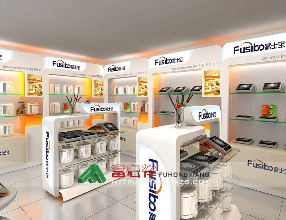 深圳華強(qiáng)北廚房電器店鋪裝修案例